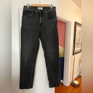 Everlane Cheeky Straight Jean Washed Black